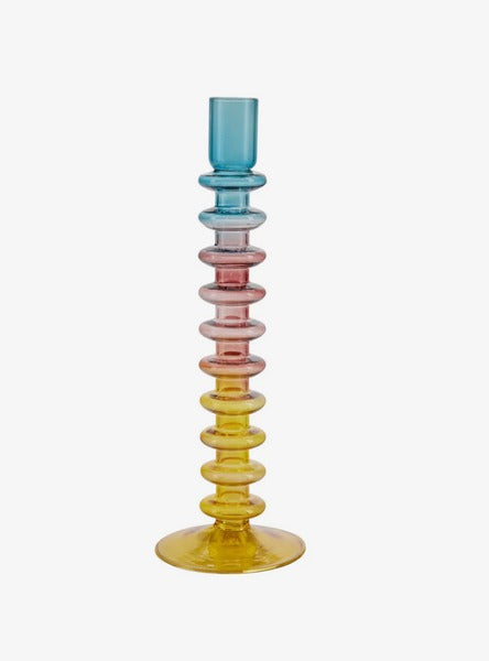 Ombre Glass Candle Holder