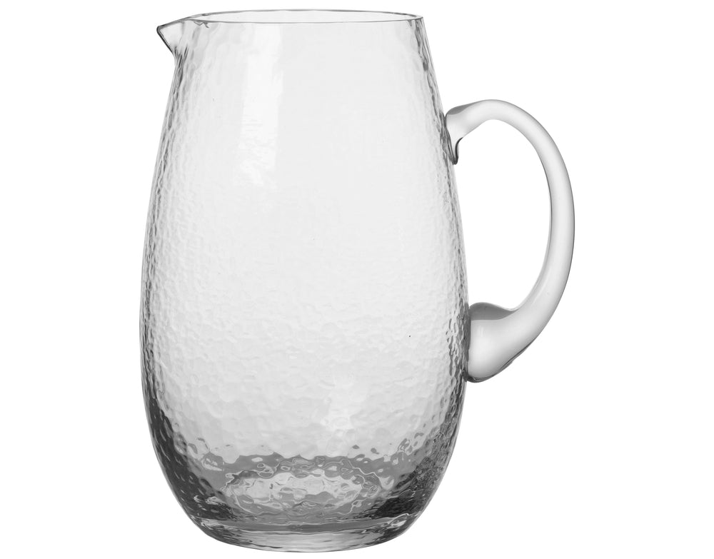 Hammered Glass Jug