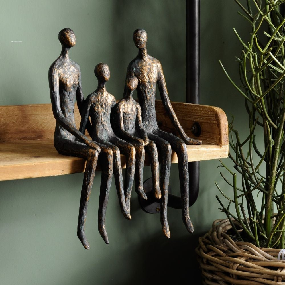 
                  
                    Family of Four Shelf Sculpture
                  
                